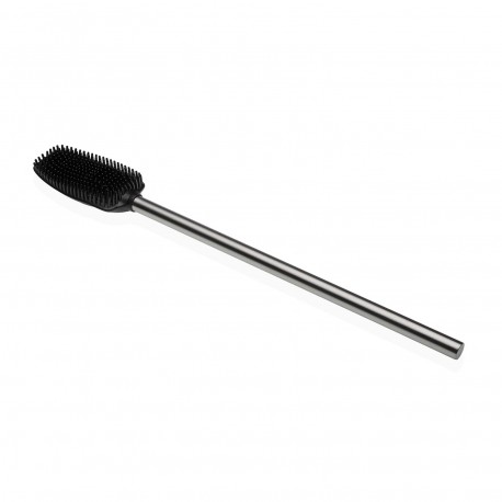 STAINLESS STEEL TOILET BRUSH W/ TPR BRUSH
