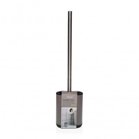 STAINLESS STEEL TOILET BRUSH W/ TPR BRUSH