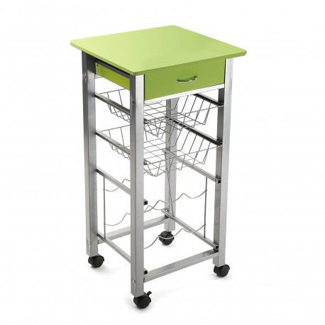 KITCHEN TROLLEY GREEN 40CM