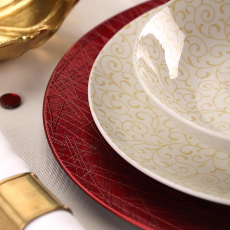 SERPENTINE DINNERWARE SET 18 PIECES