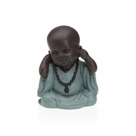 MEDITATING BUDDHIST MONK FIGURE