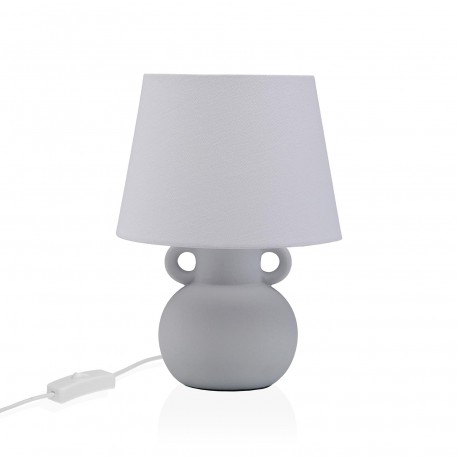 LIGHT GREY JUG LAMP