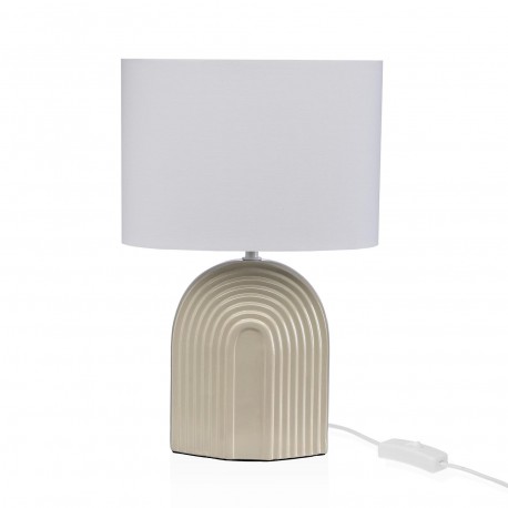 BEIGE MONOCHROME RAINBOW TABLE LAMP