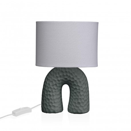 GREY ARC TABLE LAMP