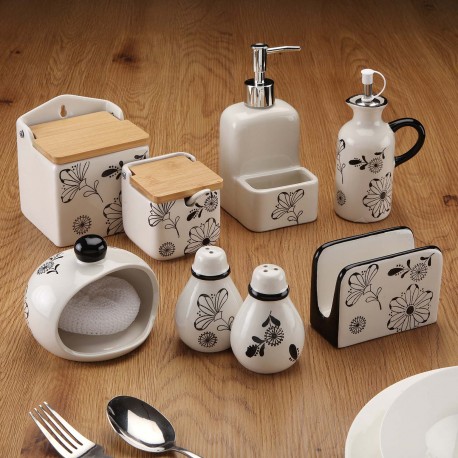 FLOWERS NAPKIN HOLDER