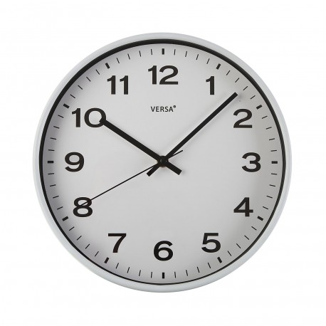 WHITE WALL CLOCK 30,5 CM