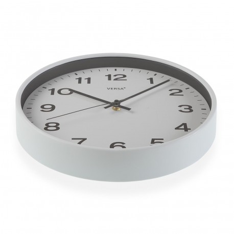 WHITE WALL CLOCK 30,5 CM