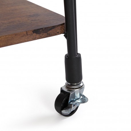 WOODEN RECTANGULAR SIDE TABLE