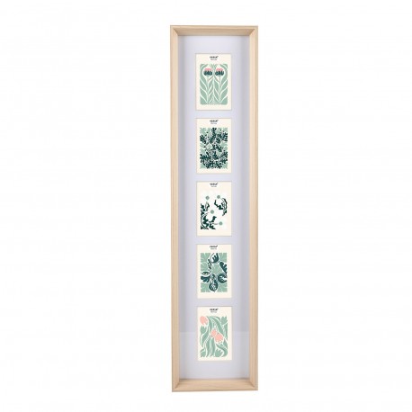 WOODEN PHOTO FRAME FOR 5 PHOTOS 10 X 15