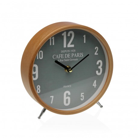 GREEN CAFÉ DE PARIS TABLE CLOCK 18.5 CM