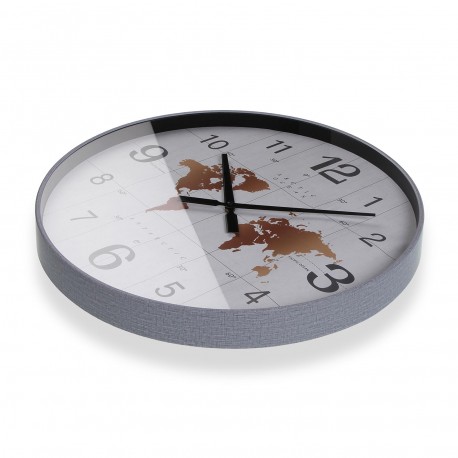 MAP WALL CLOCK 50.8 CM