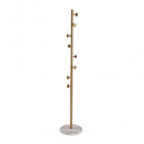 GOLDEN COAT RACK ACORA