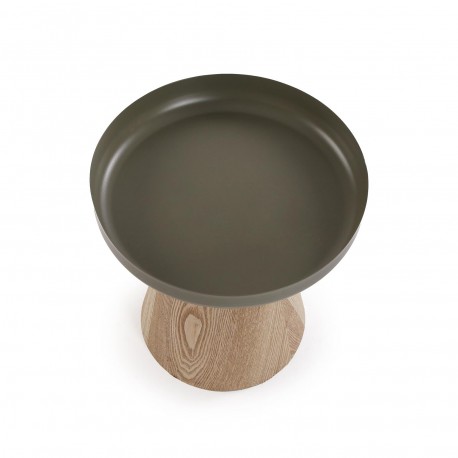 JANE GREEN ROUND SIDE TABLE