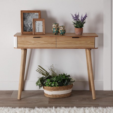 LEIAH 2-DRAWER CONSOLE 100CM