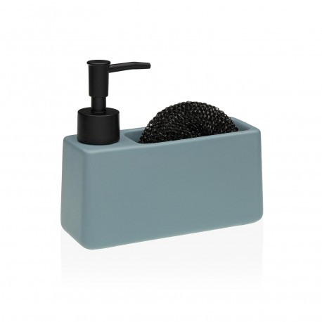 SPONGE AND SOAP DISH BLUE