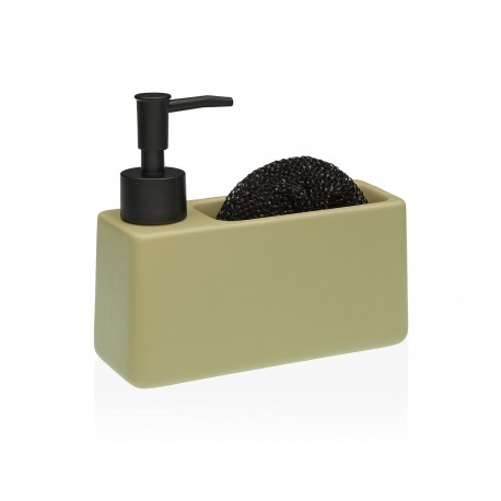 SPONGE AND SOAP DISH GREEN