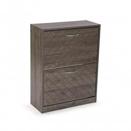 2-DRAWER SHOE CABINET NIALL DARK