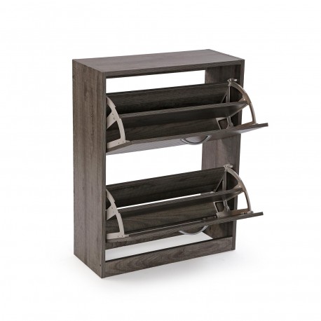 2-DRAWER SHOE CABINET NIALL DARK