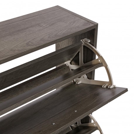 2-DRAWER SHOE CABINET NIALL DARK