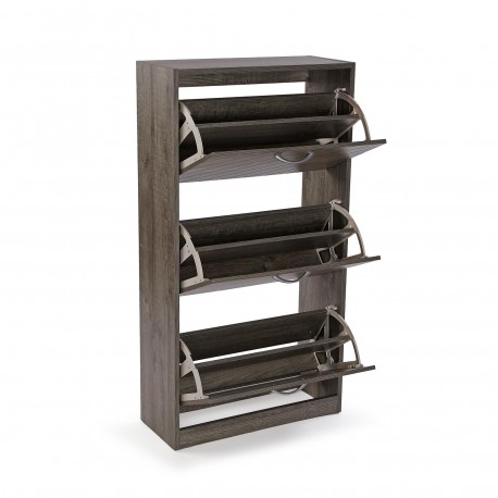 3-DRAWER SHOE CABINET NIALL DARK
