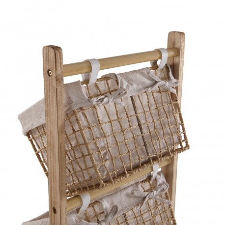 BATHROOM UNIT 3 BASKETS BROWN NADIR