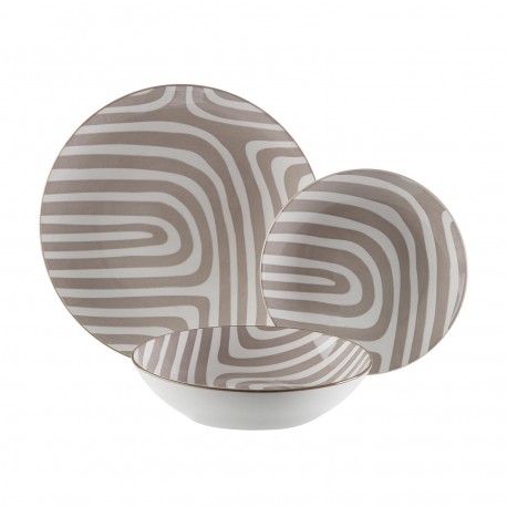 18 PCS DINNER SET DENALI LIGHT GRAY