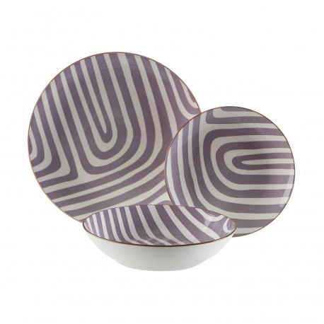 18 PCS DINNER SET DENALI GRAY