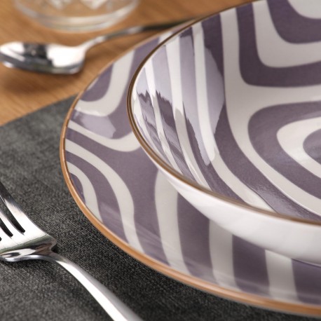 18 PCS DINNER SET DENALI GRAY