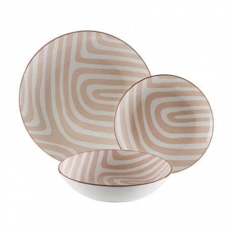 18 PCS DINNER SET DENALI BEIGE