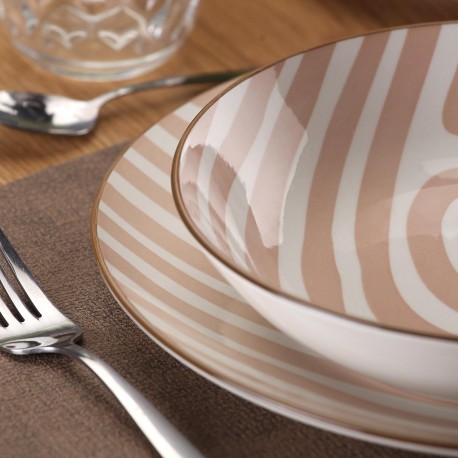18 PCS DINNER SET DENALI BEIGE
