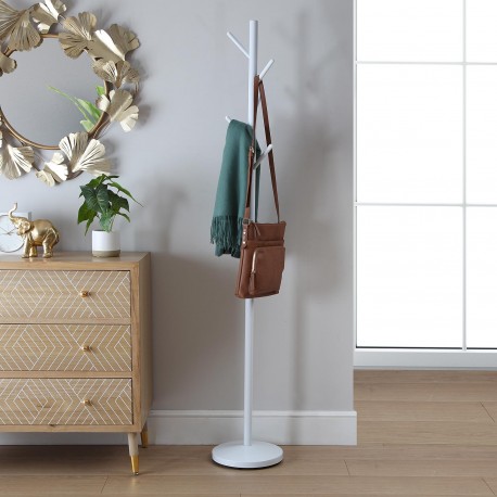 WHITE COAT HANGER ADELISA