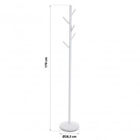 WHITE COAT HANGER ADELISA