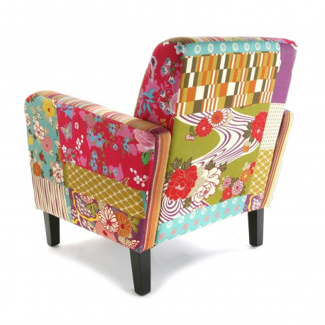 ARMCHAIR PINK PATCHWORK