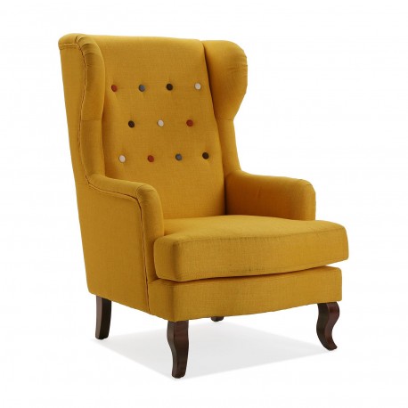 ARMCHAIR MUSTARD BUTTONS