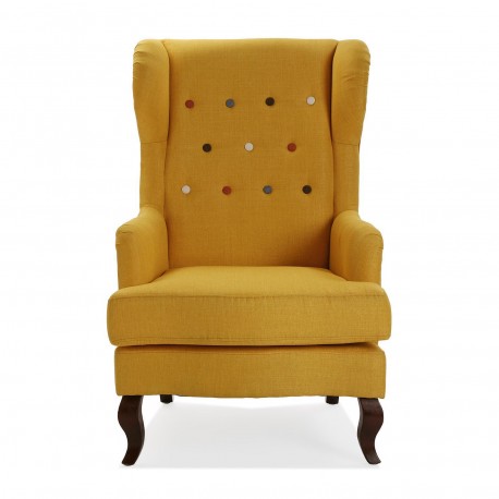 ARMCHAIR MUSTARD BUTTONS