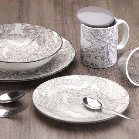  PALM GREY TEA MUG