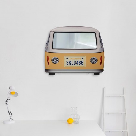 YELLOW VAN MIRROR