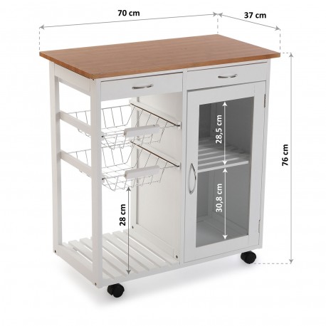 TROLLEY WITH WHEELS