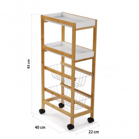 TROLLEY WITH WHEELS
