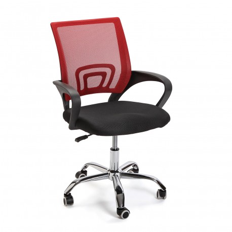 BLACK / RED OFFICE CHAIR