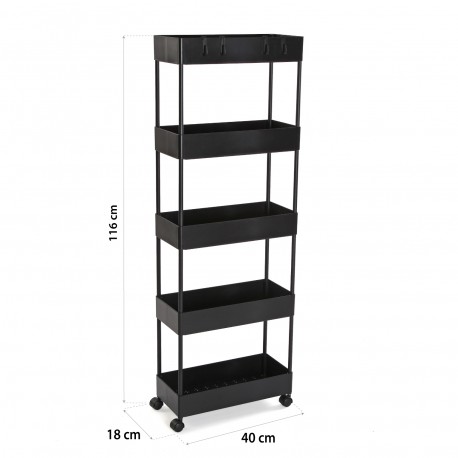 KITCHEN TROLLEY 5 SHELVES