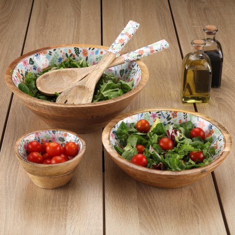 FLOWERS SALAD BOWL