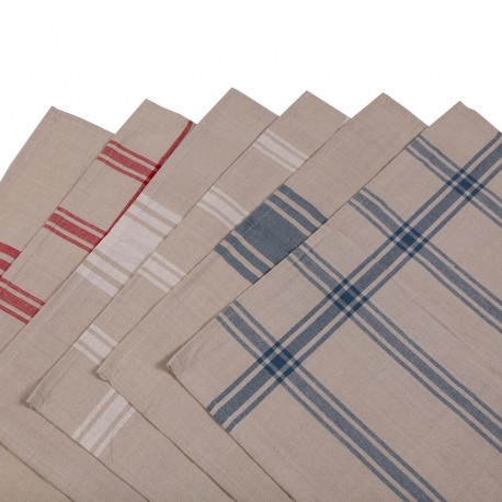 ASSORTED STRIPES KITCHEN CLOTH 50X50CM