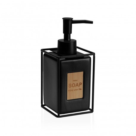 BLACK DISPENSER BLACK METAL EDGE