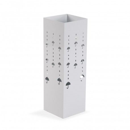 WHITE METAL UMBRELLA STAND "PARAGUAS"