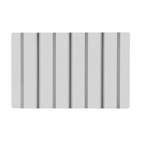 PINK PLACEMAT WITH WHITE STRIPES