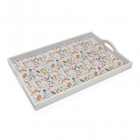 FLOWERS RECTANGULAR TRAY