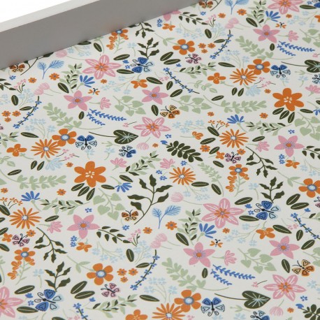 FLOWERS RECTANGULAR TRAY