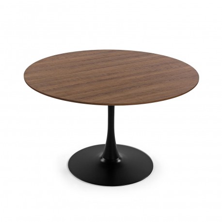 NATURAL LIA TABLE 120 CM BLACK BASE