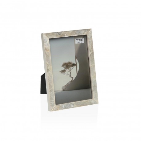 WHITE SHELL PHOTO FRAME 10X15